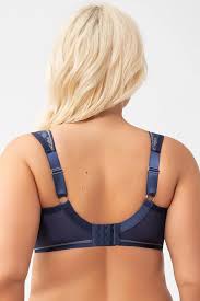 K758/1 Saanvi navy blue lace Soft bra Afl 112.54