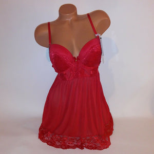 2 Extra Large Pink Daisy Fuentes 1 Piece Babydoll - AFL 85.00